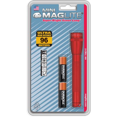 Maglite Mini Maglite 2 Cell Aa Incandescent Flashlight M2a036