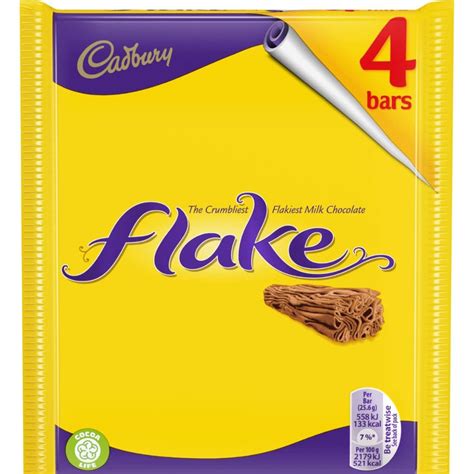 Cadbury Flake Chocolate Bar 4 Pack Multipack 80g Dealzdxb