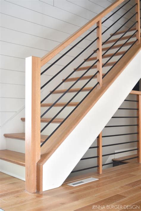 Modern Metal Wood Staircase Jenna Burger Design Llc
