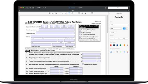 How To Fill Out Irs Form 941 2019 Pdf Expert