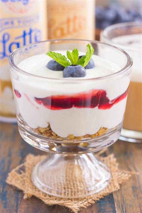 This fresh berry parfait is a super healthy way to start the day! This Blueberry Cheesecake Breakfast Parfait is the best way to start the day. Vanilla Greek ...