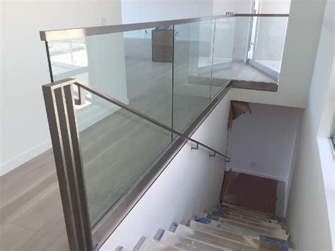 Half Inch Safety Tempered Glass Interior Railing Patriot Glass And