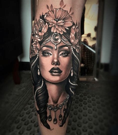 75 Beautiful Lady Head Tattoos By Some Of The Worlds Best Artists