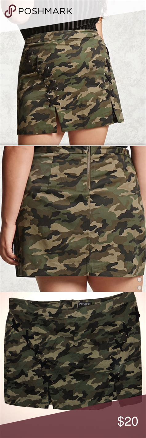 Plus Size ️ Forever 21 Camo Mini Skirt Camo Mini Skirt Mini Skirts