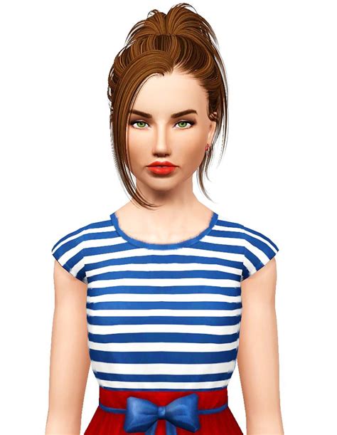 Butterfly`s 060 Hairstyle Retextured By Pocket Sims 3 Hairs Sims