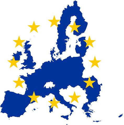 European Union Map Flag