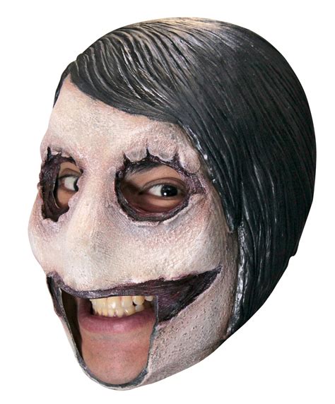 Killer Jeff Creepypasta Open Mouth Adult Latex Mask Halloween Horror