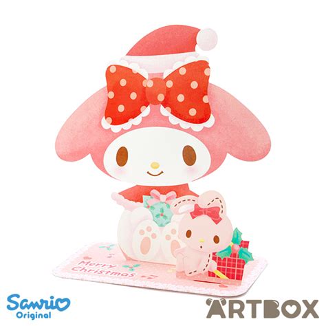 Buy Sanrio My Melody Merry Christmas Die Cut Standing Greeting Card At