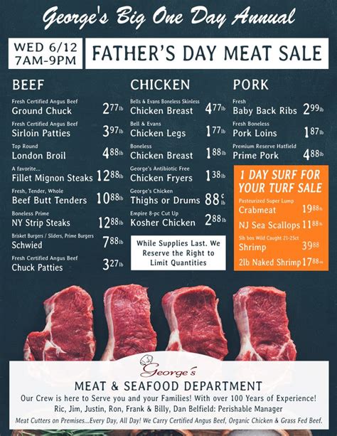 One Day Meat Sale