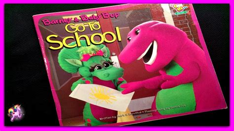 Barney And Baby Bop Go To School Read Aloud Storybook For Kids