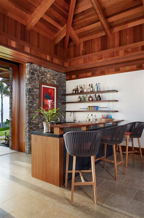 14 Fantastic Tropical Home Bar Designs You Cant Resist