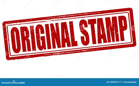 Original Stamp Stock Illustration Illustration Of Sign 109933717