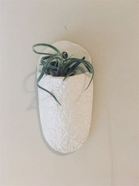 Hanging Wall Planter Pottery Wall Pocket Indoor Planter Air Etsy