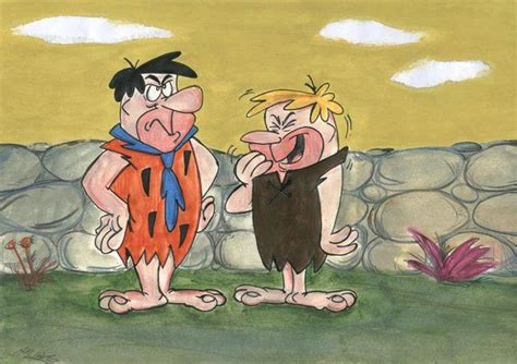 Fred And Barney By Granitoons On Deviantart Flintstones Flintstone
