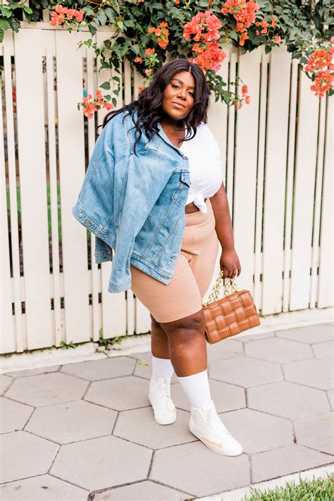 How To Style Biker Shorts Plus Size Edition Musings Of A Curvy Lady
