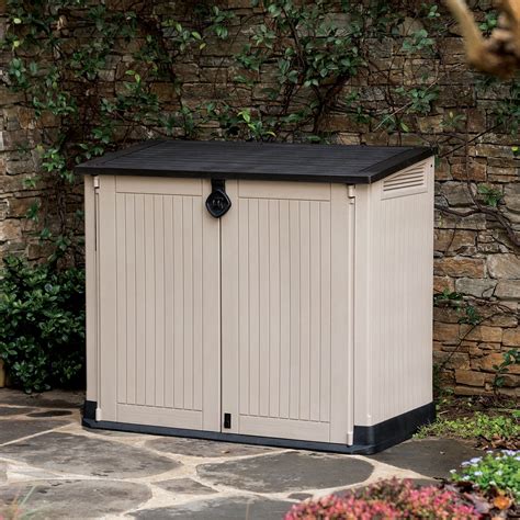 Buy Keter Store It Out Midi Cu Ft All Weather Resin Storage Shed Beige Online At Lowest