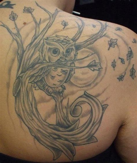 Owl And Tree Tattoo Tattoos Pinterest Owl Tree Tattoos And Trees