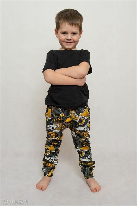 Spodnie Baggy Street Style Frapujące Ubranka Dla Dziecka ღ Art Madampl