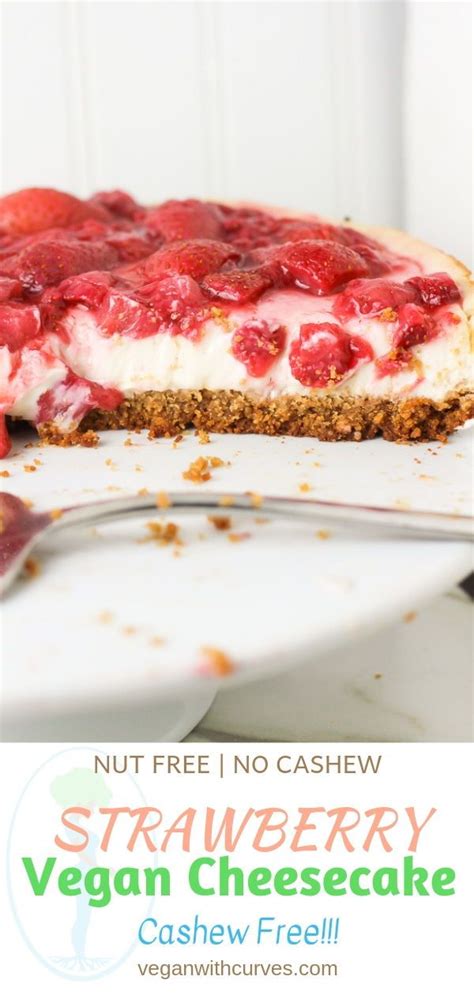 It has applesauce and walnuts and does not contain dairy or eggs. Strawberry Vegan Cheesecake | Recipe | Vegan cheesecake ...
