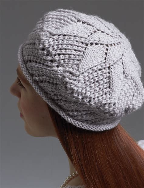 ravelry lace beret pattern by patons
