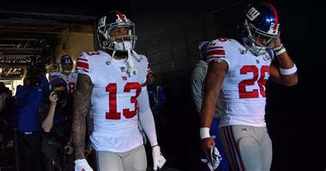 Odell Beckham Jr Makes Admission About Time With Saquon Barkley Giants Sports Illustrated