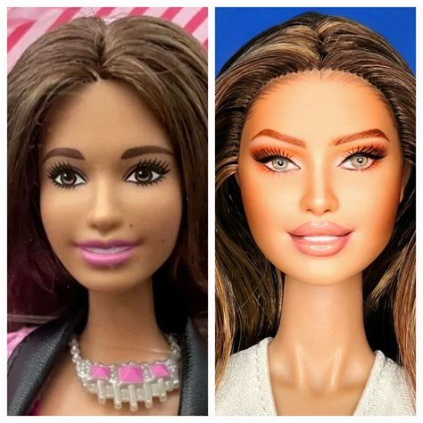 Ooak Barbie Doll Repaint Nude Ebay