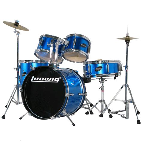 Ludwig 5 Piece Junior Drum Set With Hardware 16 Bass 81013 Toms