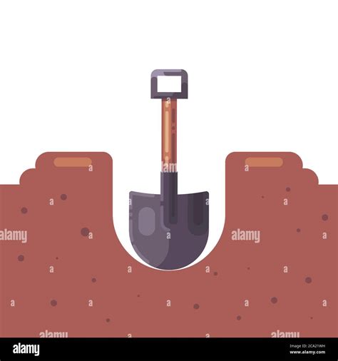 Digging A Deep Hole Stock Vector Images Alamy