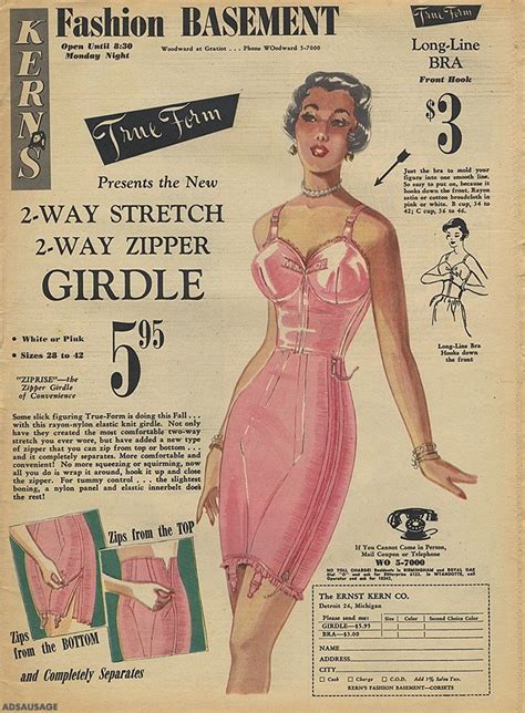 pin on vintage girdle adverts and photos
