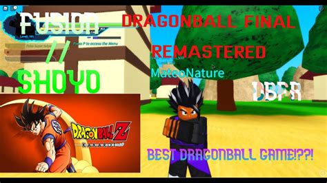 Dragonball Final Remastered Walkthrough Part 2 ⚡ Roblox ⚡ Dbfr Youtube