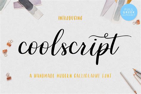 Coolscript Font Script Fonts Creative Market