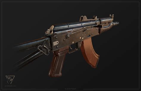 3d Model Fps Aks 74u Tactical Weapon Vr Ar Low Poly Cgtrader