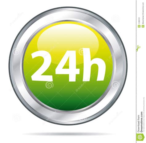24 Hours Delivery Icon Stock Image Image 11283151