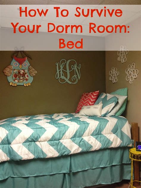 The bedskirt's attachment to the bed frame is fabric that slides between the bed frame and mattress. My Life As Hayden: How To Survive Your Dorm Room - Bed