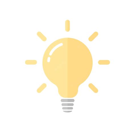 Premium Vector Light Bulb Of Creative Thinking Ideas Flat Style