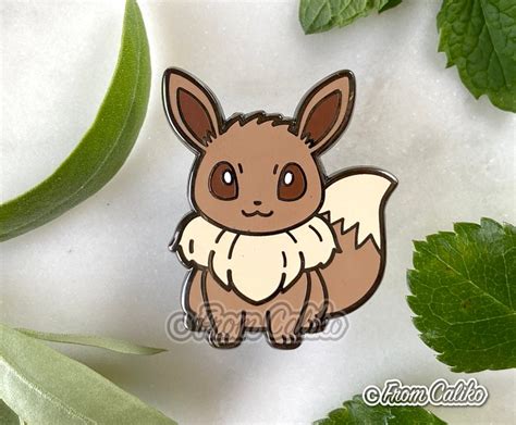 Pokemon Eeveelution Hard Enamel Pins Eevee Vaporeon Flareon Etsy