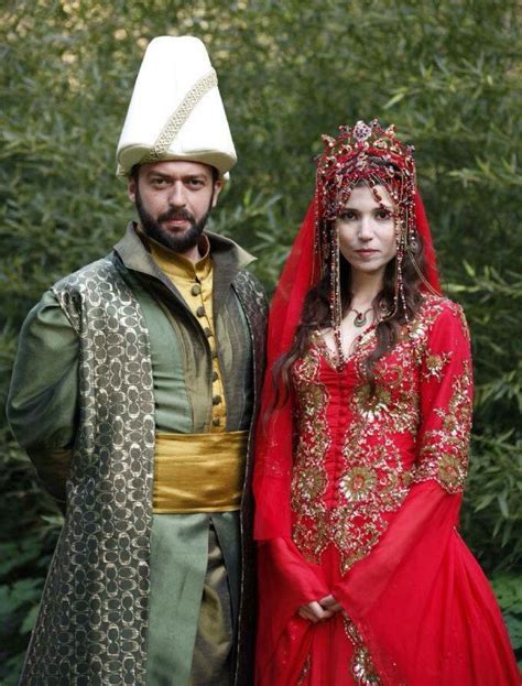 Ibrahim And Hatisse The Magnificent Turkish Wedding Dress Turkish Bride Red Wedding Dress
