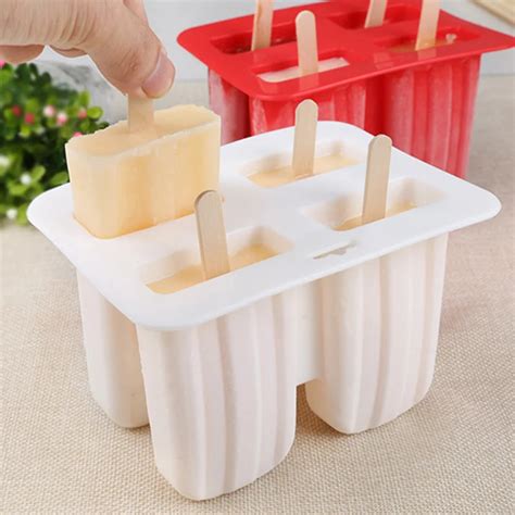 Food Safe Silicone Ice Cream Molds Cube Molds Popsicle Maker DIY Homemade Freezer Ice Lolly