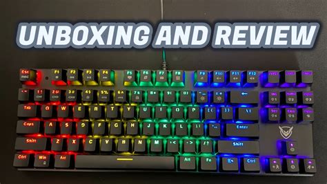 Pictek Rgb Mechanical Gaming Keyboard Unboxing And Review Youtube