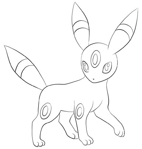 Umbreon Sheet Coloring Pages