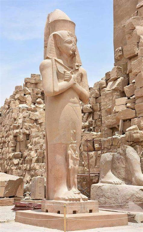 Statue Of Ramesses Ii In Karnak Temple In Luxor Egypt Ancient Egypt History Egypt Egypt Art