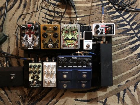 Proud Of This One My Pedalboard For Metalhardcore Rguitarpedals