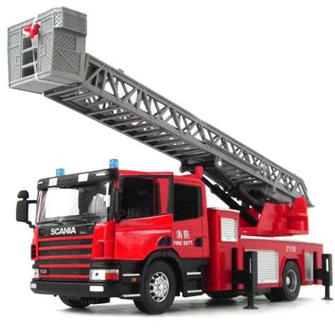 Genuine Csl Large Children S Toy Fire Engine 1 32 Firetruck Ladder