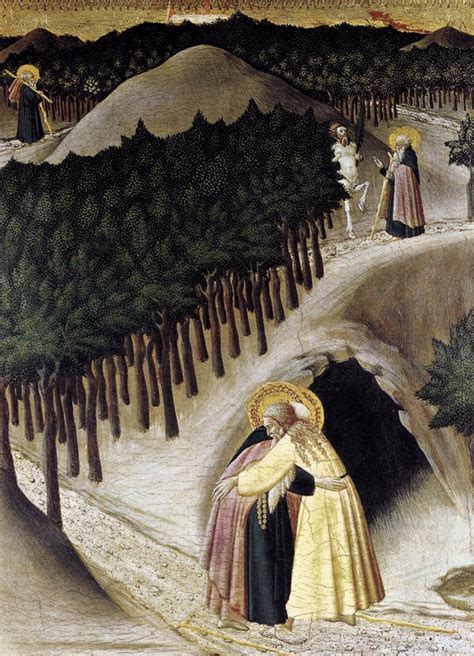 St Anthony Goes In Search Of St Paul The Hermit By Master Of The Osservanza