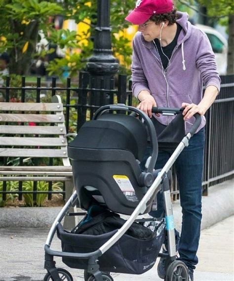 Jesse Eisenberg Pushing His Son In A Stroller King Of Parenting