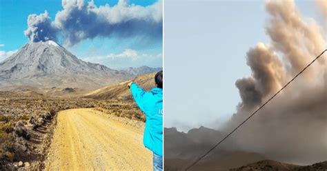 Volcán Ubinas Registran Primera Explosión Y Piden Evacuar De