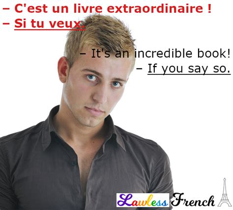 For specific named laws, see under the name. Si tu veux (With images) | French expressions, French ...
