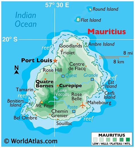 Mauritius Maps And Facts World Atlas