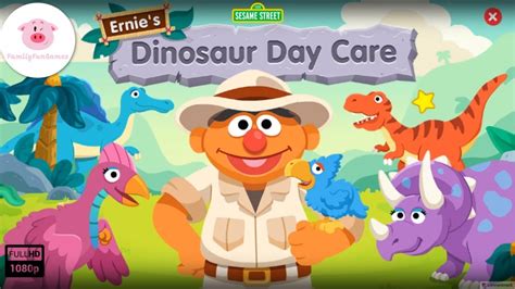 Sesame Street Ernies Dinosaur Daycare Youtube