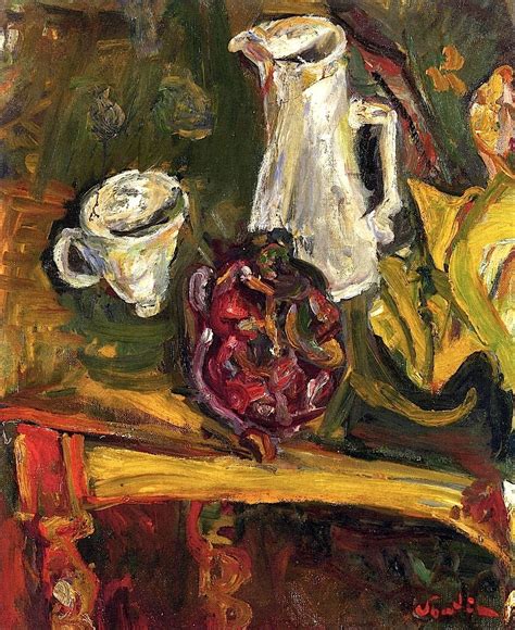 Still Life With Red Cabbage Chaim Soutine Circa Expressionist Painting Impressionist Art